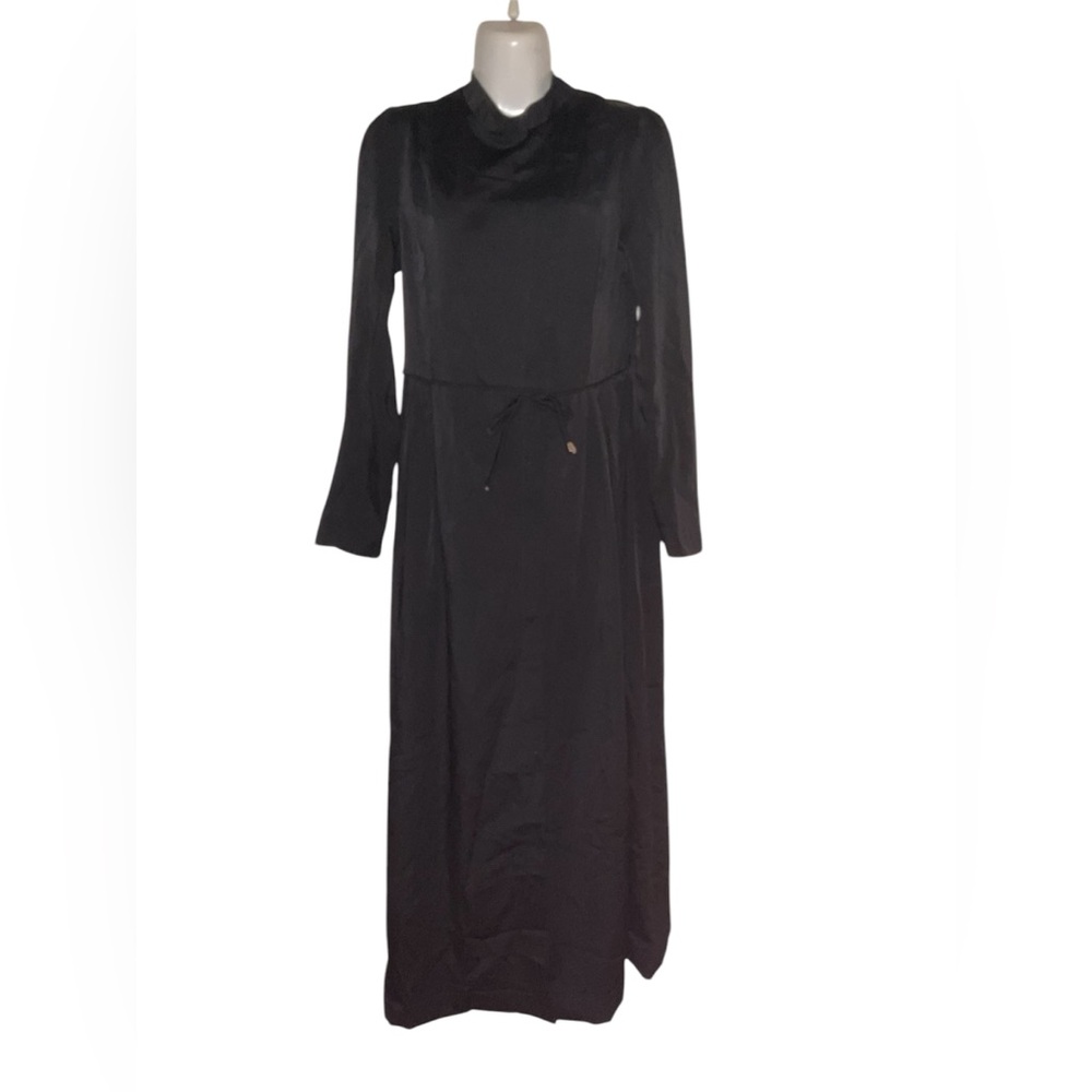 Elegant Black Long Sleeve Dress